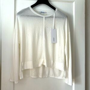 NWT Dodup white top 100% viscose, , made in italy
